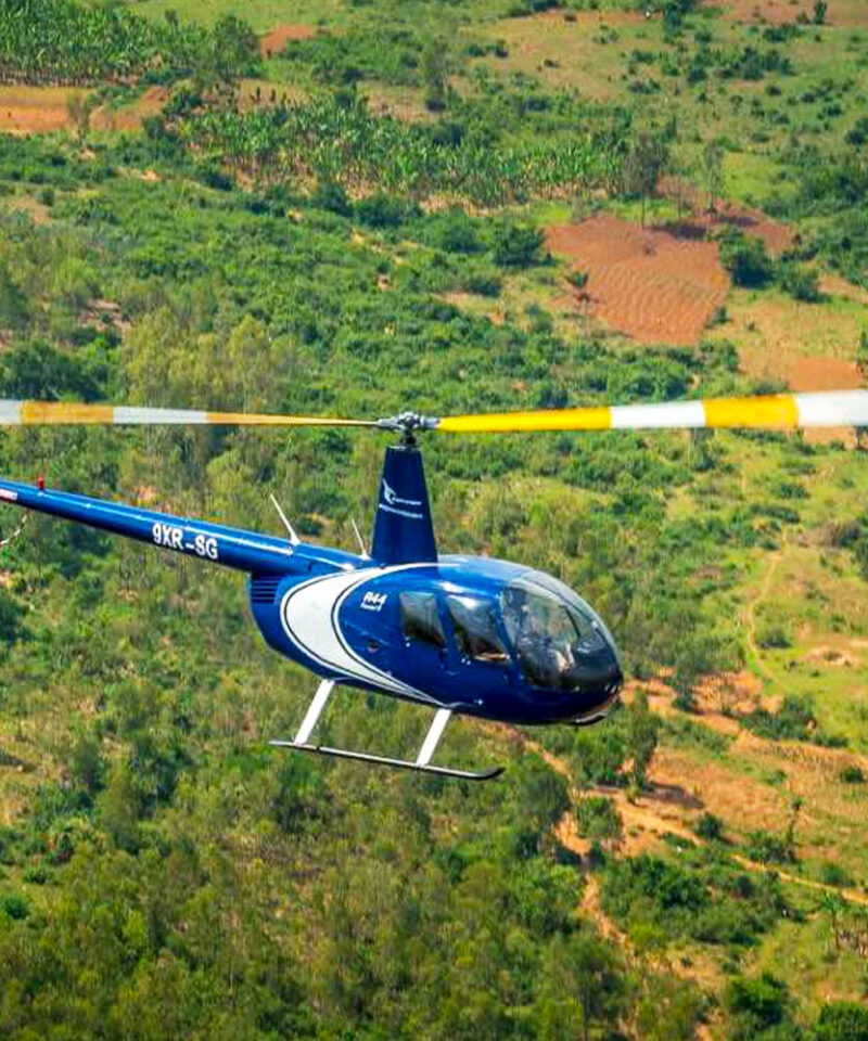 Discovering The Dramatic Volcanoes By Helicopter